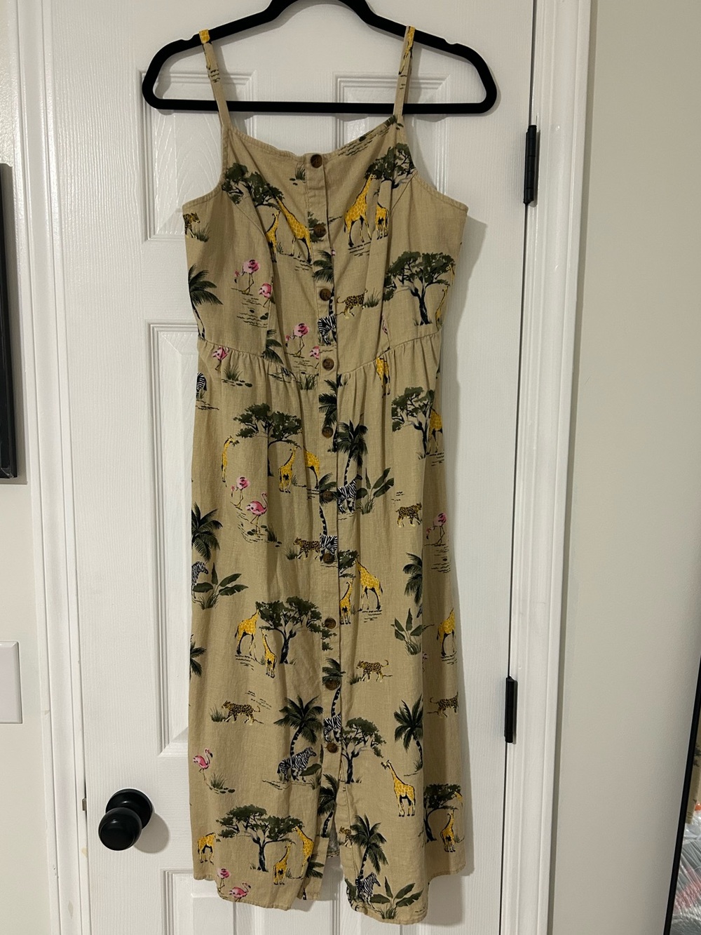 Safari print dress